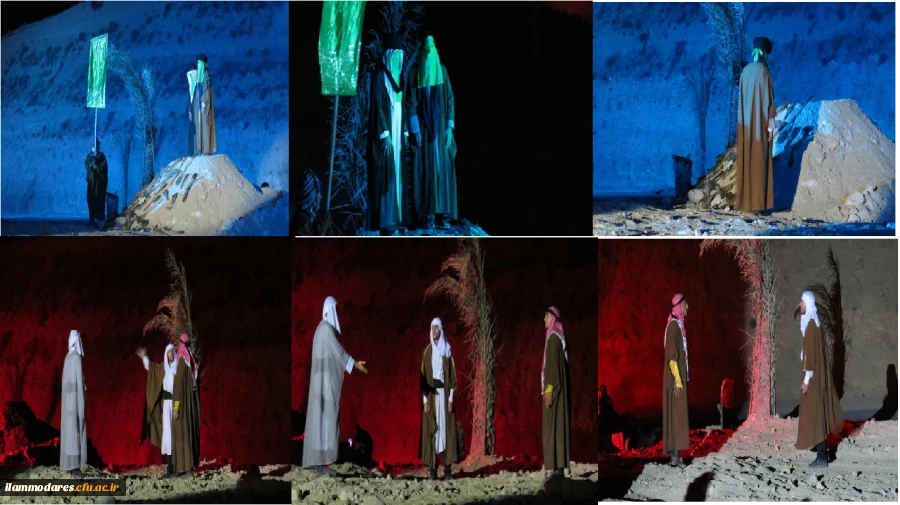 نمایش واقعه غدیر خم در میدان بزرگ الغدیر شهرستان چوار 2