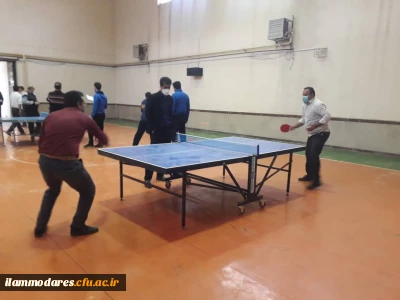 برگزاری مسابقات تنیس روی میز بین کارکنان پردیس شهید مدرس 
