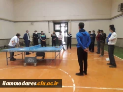 برگزاری مسابقات تنیس روی میز بین کارکنان پردیس شهید مدرس  3