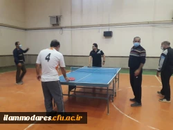 برگزاری مسابقات تنیس روی میز بین کارکنان پردیس شهید مدرس  6