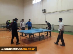 برگزاری مسابقات تنیس روی میز بین کارکنان پردیس شهید مدرس  7