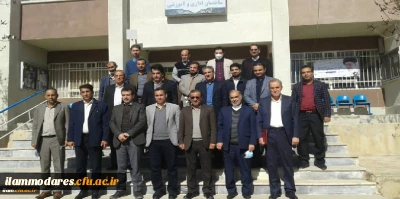 آیین تجلیل از خدمات ارزنده جناب آقای دکتر امیدعلی باپیری سرپرست پردیس شهید مدرس ایلام
