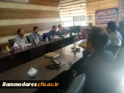 نشست صمیمانه مدیریت امور پردیس های استان ایلام با کارکنان پردیس شهید مدرس 3