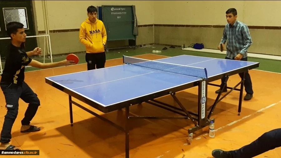 برگزاری مسابقات تنیس روی میز بین دانشجومعلمان پردیس 2