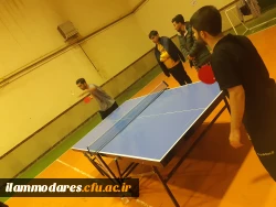 برگزاری مسابقات تنیس روی میز بین دانشجومعلمان پردیس 3