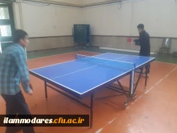 برگزاری مسابقات تنیس روی میز بین دانشجومعلمان پردیس 5