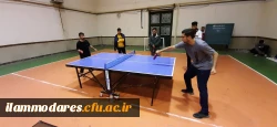 برگزاری مسابقات تنیس روی میز بین دانشجومعلمان پردیس 6