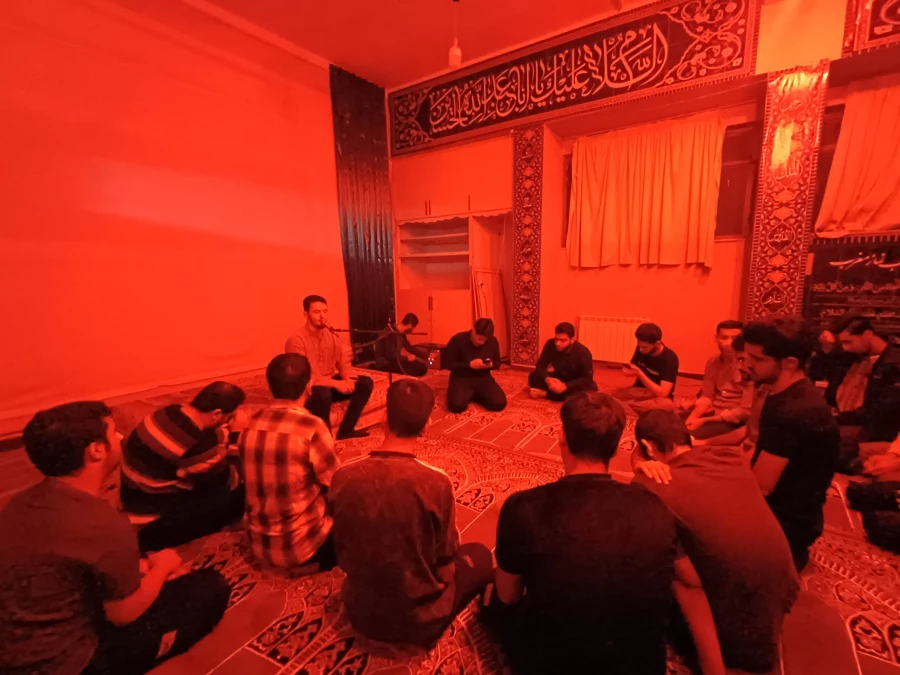 اجرای مراسم هفتگی هیئت مذهبی ریحانه الحسین(س) در پردیس شهید مدرس دانشگاه فرهنگیان ایلام 2