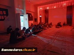 اجرای مراسم هفتگی هیئت مذهبی ریحانه الحسین(س) در پردیس شهید مدرس دانشگاه فرهنگیان ایلام 2